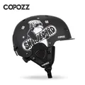 COPOZZ Neue Unisex Ski Helm Zertifikat Halb-abgedeckt Anti-auswirkungen Skifahren Helm Für
