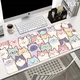 Niedliche Mauspad Katze große Deskpad Maus matte 100x55cm Tischs ets Home Teppich Gummi xxl Tastatur