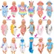 43 Cm Baby Puppe Kleidung Set 18 "Puppe Outfit Baby Mädchen Geschenk 40 Cm Nenuco Ropa Y Su