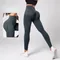 Frauen nahtlos gestrickte Yoga Leggings Push-up Sport Leggings Fitness Fitness Sport Legging enge