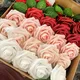 10/20/30Pcs Künstliche Foam Rose Blumen Romantische Hochzeit Braut Bouquet Party Decor Geburtstag