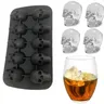 10 Zellen 3d Schädel Eiswürfel form Silikon Eiswürfel schale Eiswürfel hersteller DIY Whisky