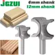 JGZUI 1PCS Halb Runde Seite Cutter BitHalf Runde Seite Cutter Bit Router Bit Router Bit 6mm schaft