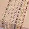 5m/lot 2 5 2 8 3 6 4 8mm Lange Open Link Ring Erweitert Erweiterung Halskette Ketten Schwanz