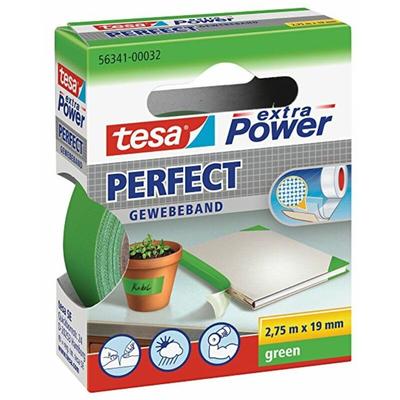 Tesa - Gewebeband Extra Power Grün 2,75mx19mm