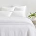 Birch Lane™ Brylie Standard Cotton Coverlet/Bedspread Set Cotton in White | Twin Coverlet/Bedspread + 1 Standard Sham | Wayfair