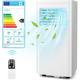 Relax4life - Climatiseur Mobile Silencieux 4 en 1, Refroidissement, Ventilateur, Déshumidificateur,