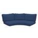 TK Classics Indoor/Outdoor Cushion Cover Acrylic, Terracotta in White | 6 H x 77 W in | Wayfair 020CK-LB-CURVED-NAVY