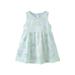 ZCFZJW Cute Floral Pattern Print Summer Princess Dresses for Kids Girls Trendy Sleeveless Beach Sundress Loose Flowy A-Line Short Mini Dress Green 5-6 Years