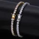 Brass Tennis Bracelet AAA CZ 3mm 4mm 5mm 1 Row Cubic Zirconia Gold Silver Color Bracelet for Men