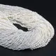 Natural Small Faceted Shell Beads Tiny White Mother Of Pearl Shell Loose Beads for Jewelry Making