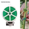 20/30/50/100M Roll Wire Ties Gardening Climbing Vines Fixed Ropes Flower Plant Support Strap Green