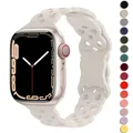 Silicone Strap For Apple watch band 44mm 40mm 45mm 41mm 42mm 38mm 44 mm Accessories bracelet iWatch