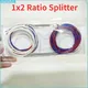 10pcs 1x2 Customized Ratio Splitter Fiber Optic FBT Splitter Without Connector Fiber Coupler 1/99