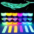 Fluorescent Acrylic Paint High Brightness Luminous Paint 58ml Student Hand Painted DIY Textile Wall