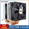 IWONGOU processor Cooler X99 4pin Air Cooler Cpu 6 Heat Pipes Cooling Fan radiator For Intel