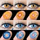 EYESHARE 2pcs Colored Contact Lenses For Eyes Cosplay Colored Lenses Blue Contact Lens Yearly