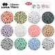 LOFCA 10pcs 15mm Silicone Teething Beads 15mm Teether Baby Nursing Necklace Pacifier Clip Oral Care