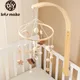 Baby Wooden Bed Bell Cartoon Rabbit Mobile Hanging Rattles Toy Hanger Crib Mobile Bed Bell Wood Toy