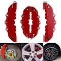 1 Pair ABS Plastic Car Brake Caliper Cover Brake Caliper Car Wheel Brake Durable 3D Brake Calliper