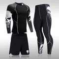 Male Quick Drying Sportswear Compression Clothing Fitness Training Kit Thermal Underwear Men's