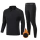 Winter Fleece Thermal underwear Suit Men Fitness clothing Long shirt Leggings Warm Base layer Sport