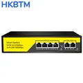HKBTM POE switch 100Mbps Ethernet Network Switch 4 Ports PoE Switcher Standard RJ45 Injector for IP