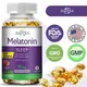 Daitea Melatonin 10mg Sleep Dietary Supplement 120 Strawberry Flavored Capsules Contains