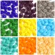 Glass Twin Hole Seed Two Hole Twin Seed Beads Multicolor Opaque Spacer Beads DIY Jewelry