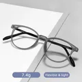 Ultralight Women Titanium TR90 Glasses Frames Myopia Spectacles Comfortable Full Frame Round Optical