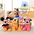 Disney Mickey Mouse Minnie Donald Duck Daisy Goofy Pluto Plush Toy Cartoon Soft Stuffed Dolls