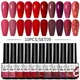 LILYCUTE 10 Colors Gel Nail Polish Set Semi Permanent Hybrid Gel Varnishes Soak Off UV Lamp For