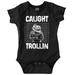 Troll Face Trollface Internet Meme Romper Boys or Girls Infant Baby Brisco Brands 6M