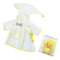 Children Raincoat Boy Toddlers Girls Baby Cartoon Rabbit Pattern EVA Transparent Poncho With Hat Fashion Transparent Child Clothing Streetwear Kids Dailywear Outwear