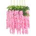 Primrue Messer Cherry Blossom Stems Silk/Faux Silk/Plastic in Pink | 1.5 H x 12 W x 5 D in | Wayfair 2D3457AFCA2E45DAA712FE868F1361A8