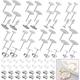 Earring Posts and Backs 700Pcs Stud Earring Making Kit with 300Pcs Stainless Steel Earring Posts and 400Pcs Earring Backs Earring Supplies Kit for DIY Earrings and Jewelry Making