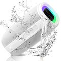 UrbanX X808 Bluetooth Speaker IPX5 Waterproof Speakers 360Â° HD Surround Sound with Punchy Bass True Wireless Pairing BT5.3 Portable Speaker for Lenovo Yoga Smart Tab - White