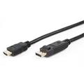 Comprehensive Standard Series DisplayPort to HDMI High Speed Cable 6ft - Black