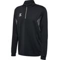 Hummel Sweatshirt "hmlAUTHENTIC Half Zip" Herren black, Gr. XXL, Polyester, Trainingspullover für