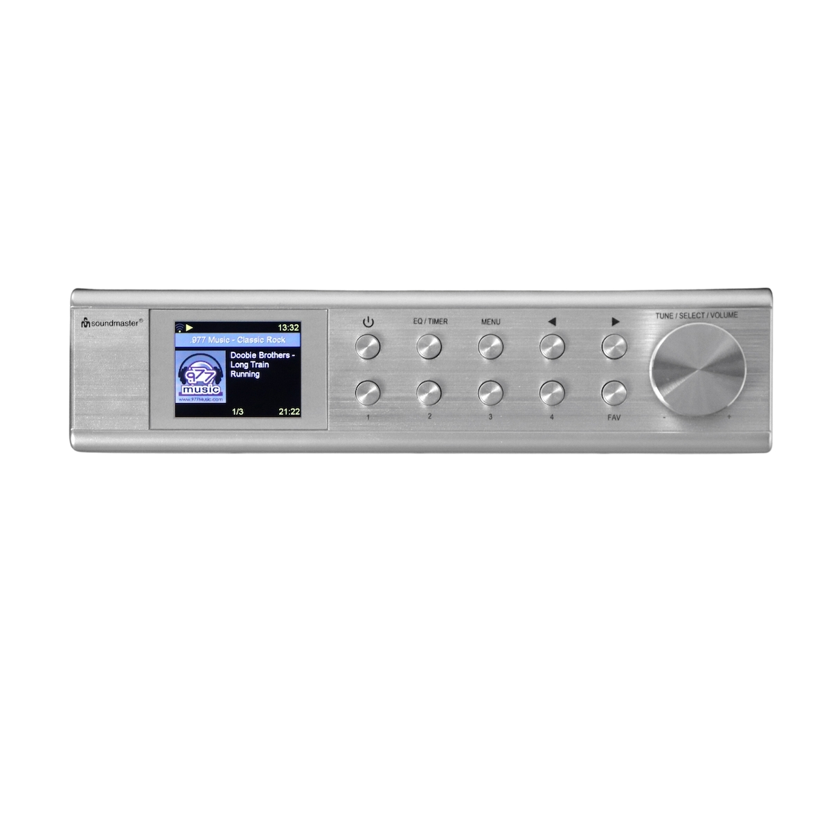 Soundmaster IR1500SI Küchenradio Internetradio Unterbauradio Netzwerkplayer WLAN DAB+ UPNP Bluetooth Image