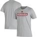 Men's adidas Heather Gray Nebraska Huskers Football Practice AEROREADY Pregame T-Shirt