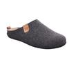 Pantoffel ROHDE "TIVOLI", Damen, Gr. 39, grau, Filz, klassisch, Schuhe, Hausschuh, Clog, Homeslipper mit herausnehmbarer Innensohle