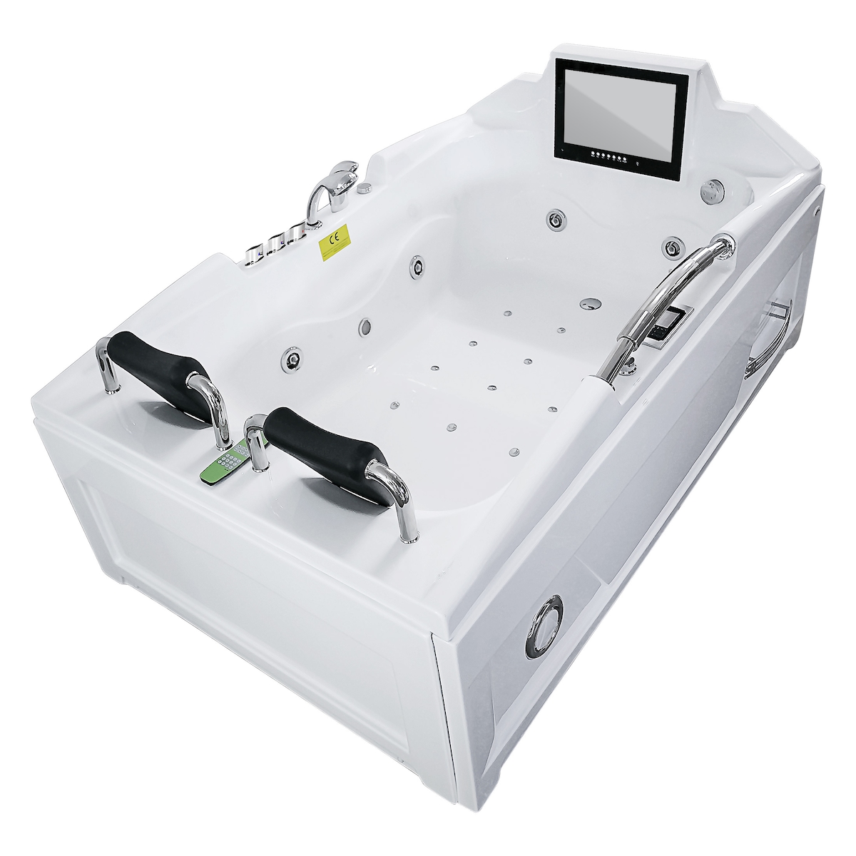 AcquaVapore Whirlpool Vollausstattung Pool Badewanne Wanne mit TV T18L 188x120cm Image