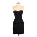 BCBGMAXAZRIA Cocktail Dress - Party: Black Print Dresses - New - Women's Size 2