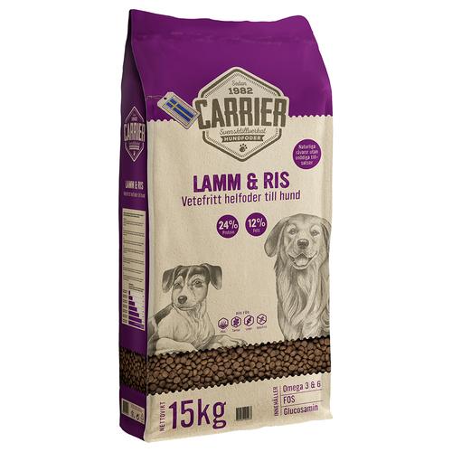 15 kg Carrier Lamm & Reis Hundefutter trocken