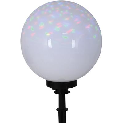 Kugelleuchte NÄVE "Ball", weiß, H:61,00cm Ø:30,00cm, Lampen, Kunststoff, weiß/opal, D: 30cm, Spieß schwarz, exkl. 1 x E2