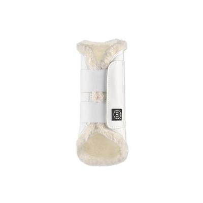 EquiFit Essential Everyday Vegan SheepsWool Boot - Hind - S - White w/ Natural - Smartpak