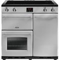 Belling Farmhouse 90Ei Silver 90cm Induction Range Cooker