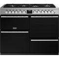 Stoves Precision Deluxe D1100DF Stainless Steel 110cm Dual Fuel Range Cooker