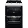 Zanussi ZCV66050WA Ceramic Electric Cooker with Double Oven